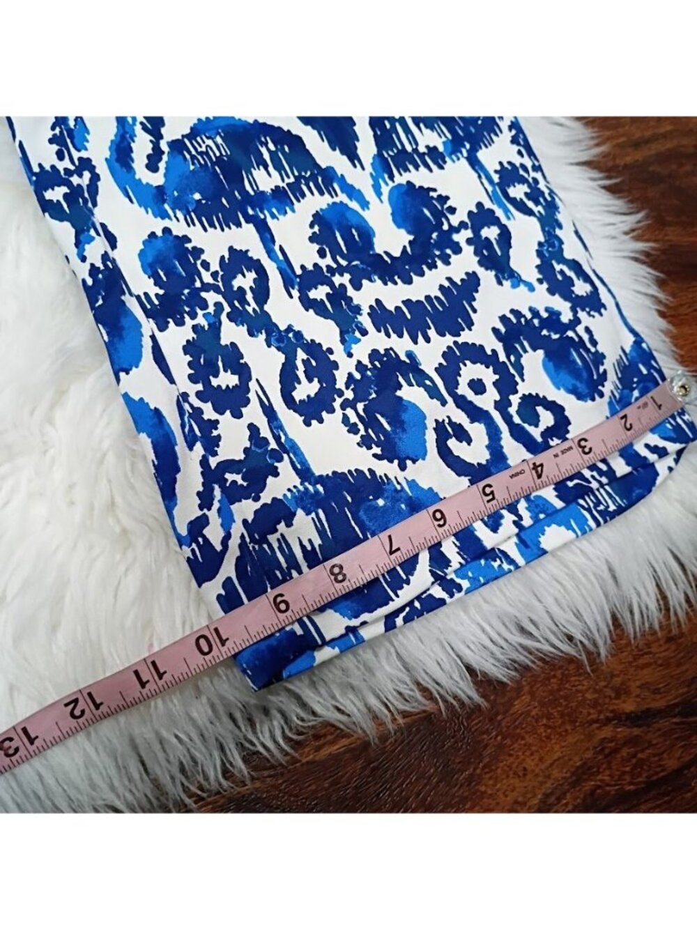 Lilly Pulitzer size 00 Wide Leg Flowy Resortwear Blue Old money Hamptons NWT - Picture 10 of 13